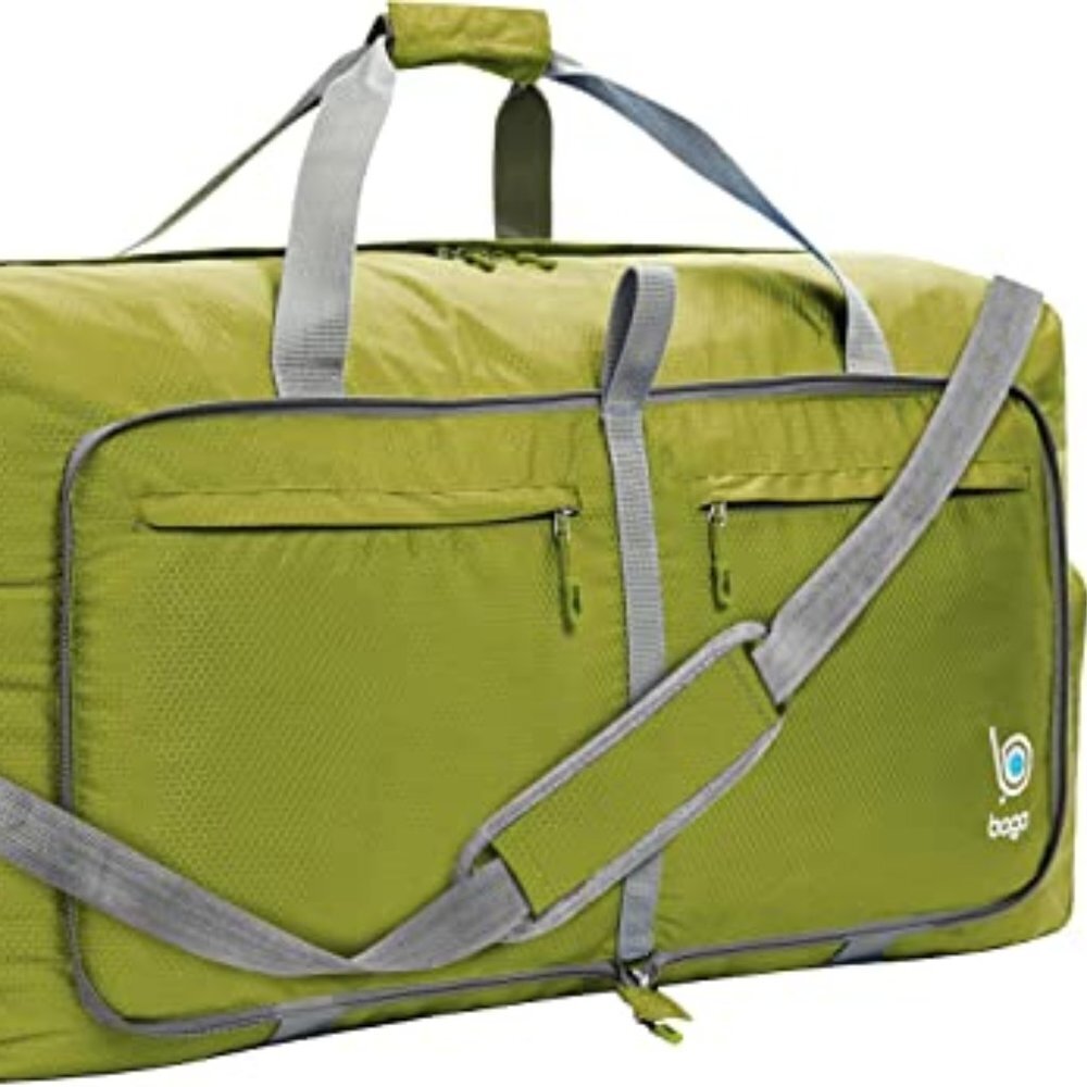 BAGO Sports & Travel Duffle Bag - Foldable Weekender Bag For Traveling